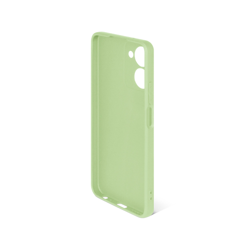 Накладка Realme 10 Pro светло-зеленый матовый силикон DF Однотонный - 2