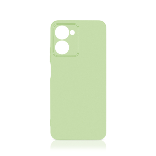 Накладка Realme 10 Pro светло-зеленый матовый силикон DF Однотонный