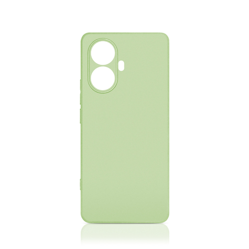 Накладка Realme 10 Pro Plus светло-зеленый матовый силикон DF Однотонный