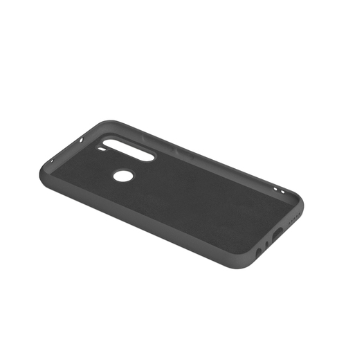 Накладка Xiaomi Redmi Note 8 черный DF Silicone Case без лого - 3
