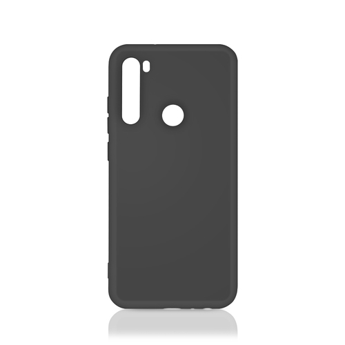 Накладка Xiaomi Redmi Note 8 черный DF Silicone Case без лого