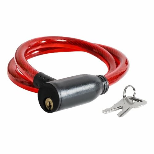 Замок велосипедный Smartbuy 60 см, трос 10 мм, 2 кл.