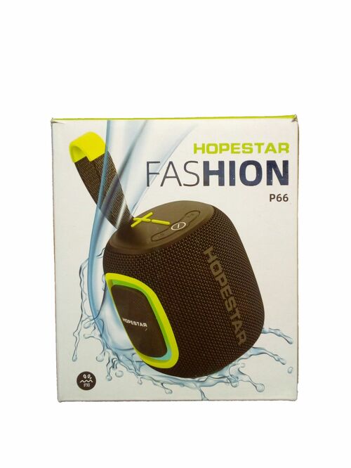 Колонка Бумбокс Hopestar P66 TF/AUX/USB/bluetooth черный LED подсветка