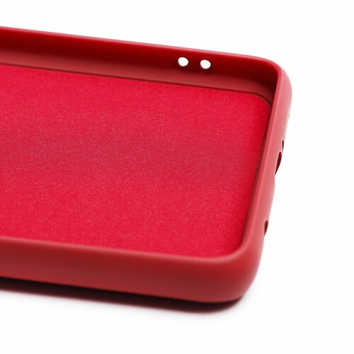 Накладка Xiaomi Poco X3/X3 Pro бордовый с защитой камеры Silicone Case Full без лого - 6