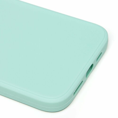Накладка Apple iPhone 14 Plus мятный Silicone Case Full без лого - 5
