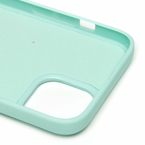 Накладка Apple iPhone 14 Plus мятный Silicone Case Full без лого - 7