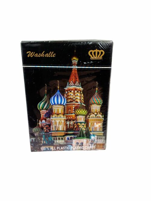 Карты игральные Москва 54к пластик