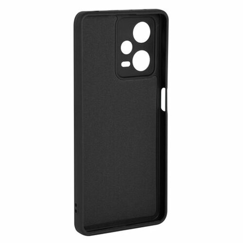 Накладка Xiaomi Redmi Note 12 Pro 5G черный с защитой камеры силикон iBox Однотонный Case - 3