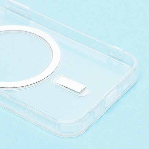 Накладка Apple iPhone 12 mini прозрачный силикон SafeMag - 6