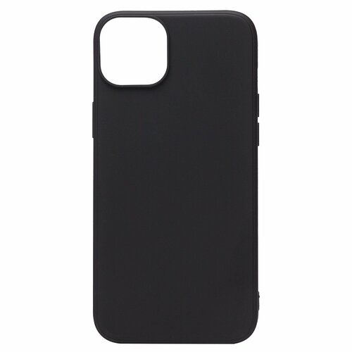 Накладка Apple iPhone 14 Plus черный Silicone Case без лого