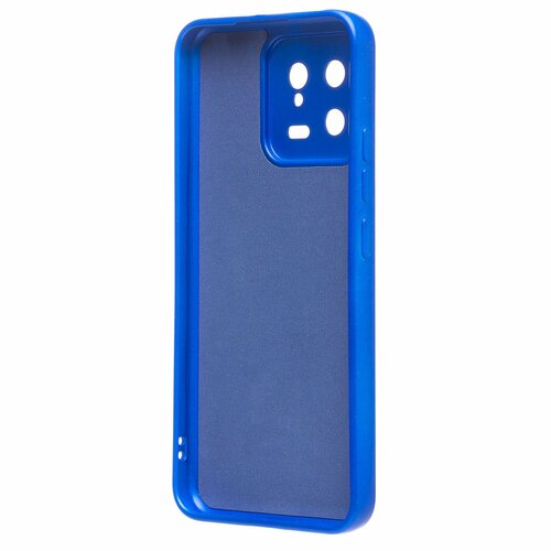 Накладка Xiaomi 13 синий Silicone Case Full без лого - 3