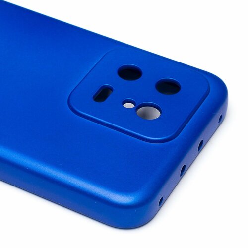 Накладка Xiaomi 13 синий Silicone Case Full без лого - 4