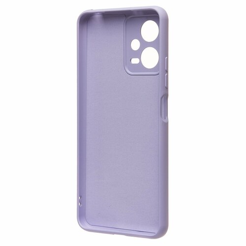 Накладка Xiaomi Poco X5 5G/Redmi Note 12 5G сиреневый Silicone Case Full без лого - 3