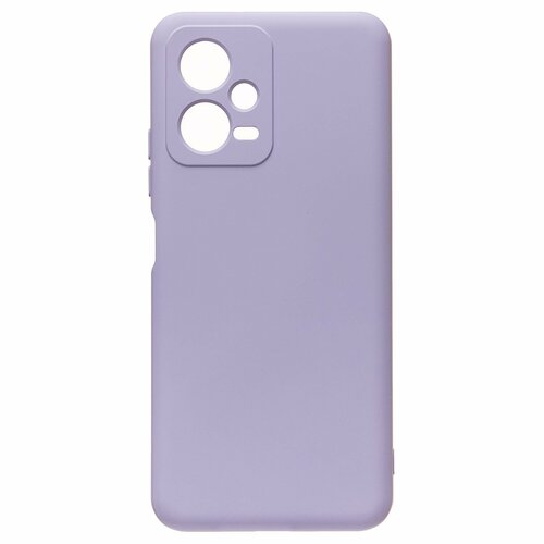 Накладка Xiaomi Poco X5 5G/Redmi Note 12 5G сиреневый Silicone Case Full без лого