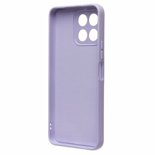 Накладка Huawei Honor X6/X8 5G сиреневый Silicone Case Full без лого - 3