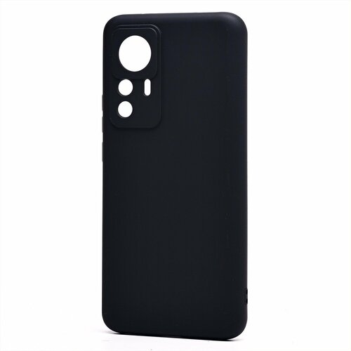 Накладка Xiaomi 12T/12T Pro черный Silicone Case Full без лого - 2
