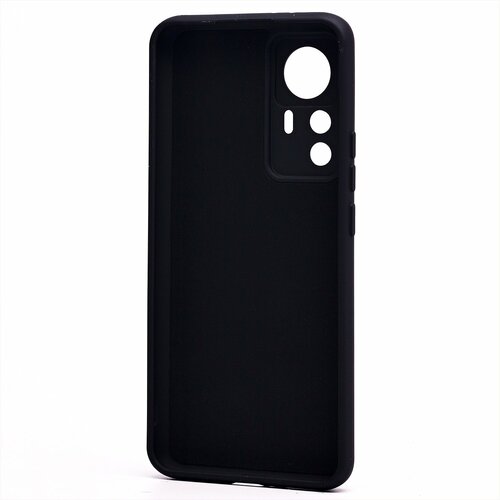 Накладка Xiaomi 12T/12T Pro черный Silicone Case Full без лого - 3