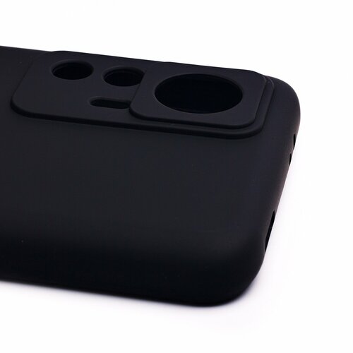Накладка Xiaomi 12T/12T Pro черный Silicone Case Full без лого - 4