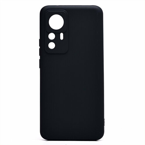Накладка Xiaomi 12T/12T Pro черный Silicone Case Full без лого