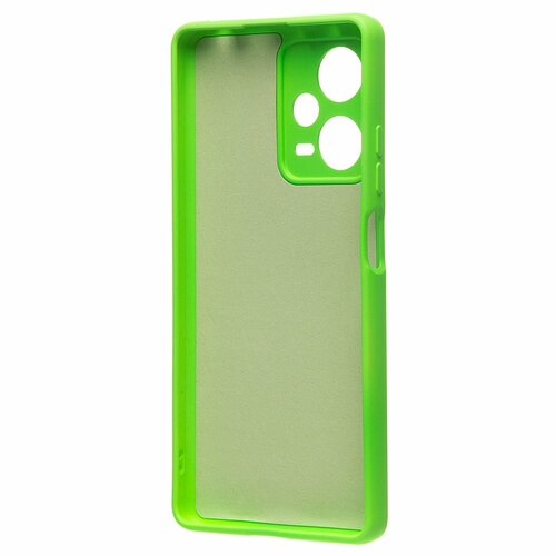 Накладка Xiaomi Poco X5 5G/Redmi Note 12 5G зеленый Silicone Case Full без лого - 3