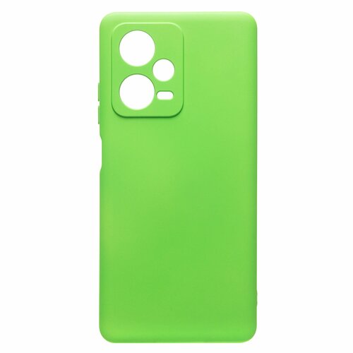 Накладка Xiaomi Poco X5 5G/Redmi Note 12 5G зеленый Silicone Case Full без лого