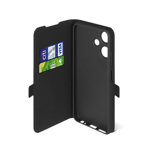 Чехол-книжка Infinix Hot 30i черный горизонтальный DF - 4