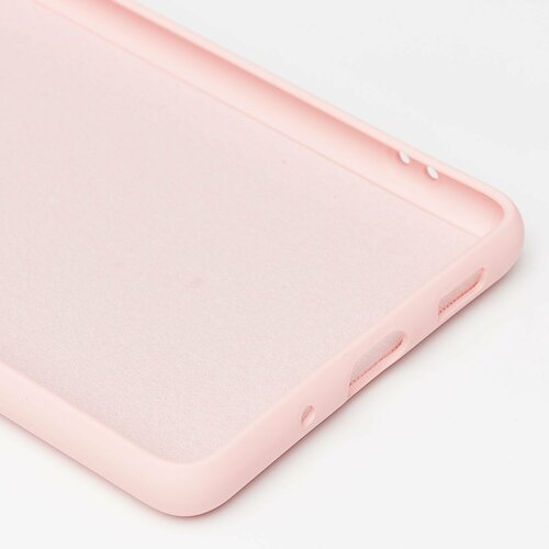 Накладка Samsung S20 FE светло-розовый Silicone Case Full без лого - 6