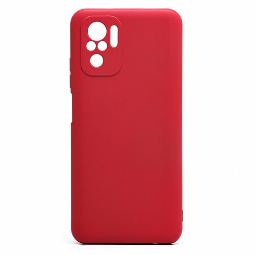 Накладка Xiaomi Redmi Note 10/10S/Poco M5S коралловый с защитой камеры Silicone Case Full без лого