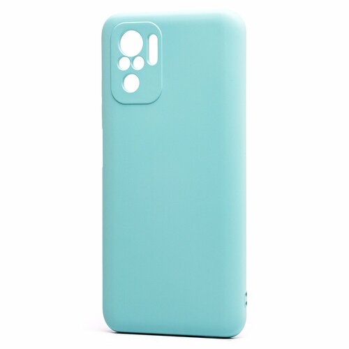 Накладка Xiaomi Redmi Note 10/10S/Poco M5S мятный с защитой камеры Silicone Case Full без лого - 2