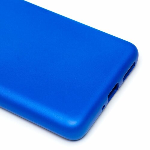 Накладка Xiaomi 12/12S синий с защитой камеры Silicone Case без лого - 5