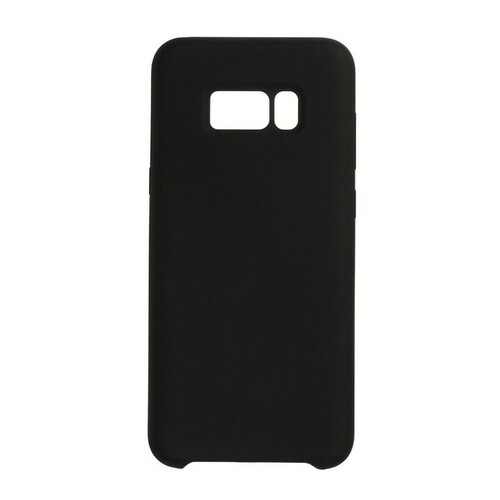 Накладка Samsung S8 черный Silicone Case Full без лого