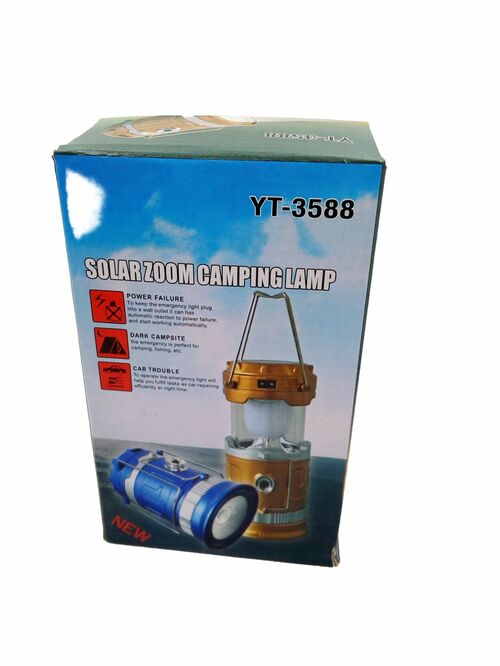 Фонарик кемпинговый No brand MH-5800T аккумулятор на солнечной батарее - 2