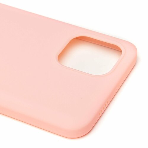 Накладка Xiaomi Redmi A1/A2 светло-розовый матовый с бортиком вокруг камеры силикон Однотонный - 4