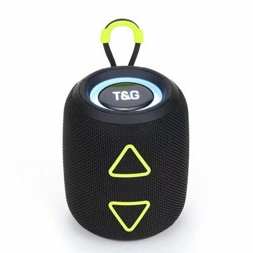 Колонка Бумбокс TG655 TF/AUX/Radio/USB/bluetooth черный LED подсветка