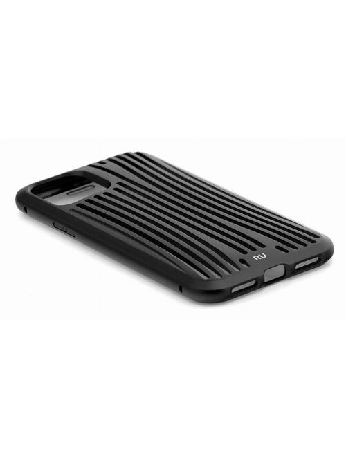 Накладка Apple iPhone 11 черный магнитная металл+стекло Kruche Противоударный - 2