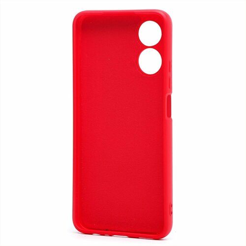 Накладка Oppo A17K красный Silicone Case Full без лого - 3