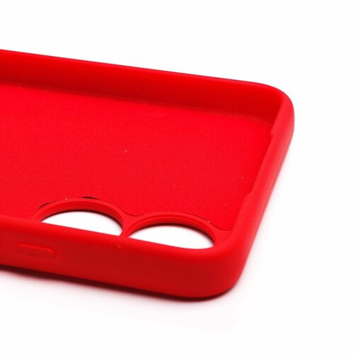 Накладка Oppo A17K красный Silicone Case Full без лого - 6