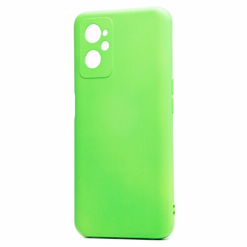 Накладка Oppo A96 зеленый Silicone Case Full без лого - 2
