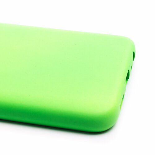 Накладка Oppo A96 зеленый Silicone Case Full без лого - 5