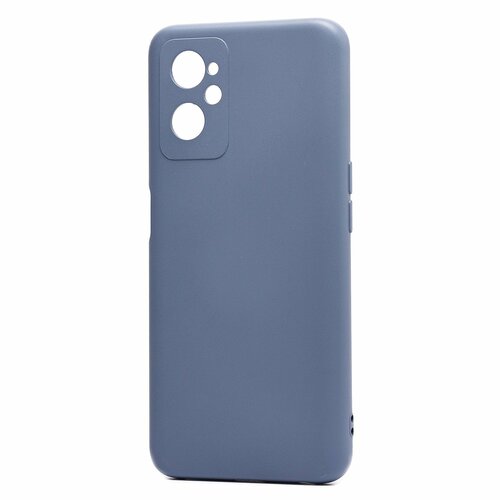 Накладка Oppo A96 серый Silicone Case Full без лого - 2