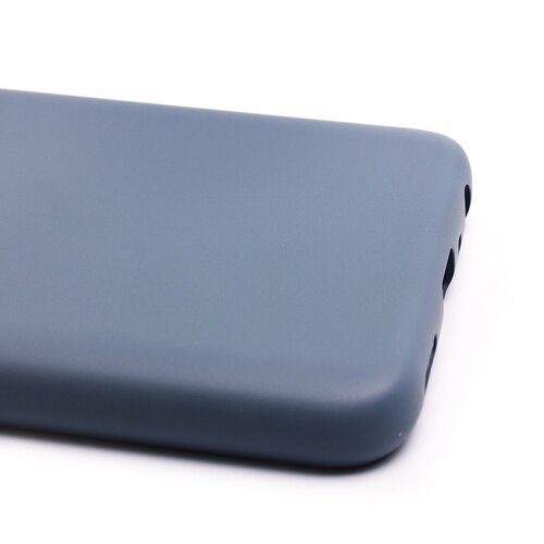 Накладка Oppo A96 серый Silicone Case Full без лого - 5