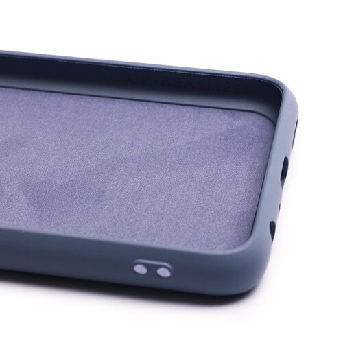 Накладка Oppo A96 серый Silicone Case Full без лого - 7