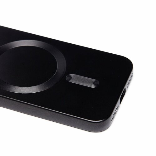 Накладка Apple iPhone 7/8/SE 2020 черный матовый со стеклами на камере силикон SafeMag - 6