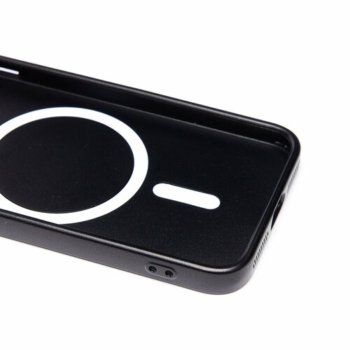 Накладка Apple iPhone 7/8/SE 2020 черный матовый со стеклами на камере силикон SafeMag - 7