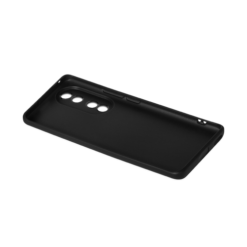 Накладка Huawei Honor 90 черный матовый силикон DF Однотонный - 3