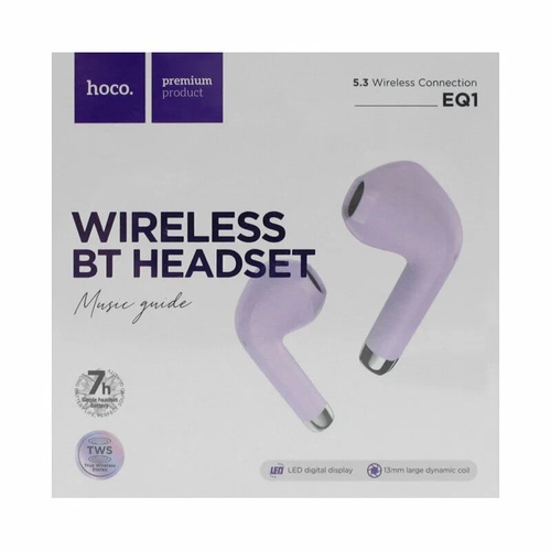 Гарнитура Стерео HOCO EQ1 фиолетовый Bluetooth - 2