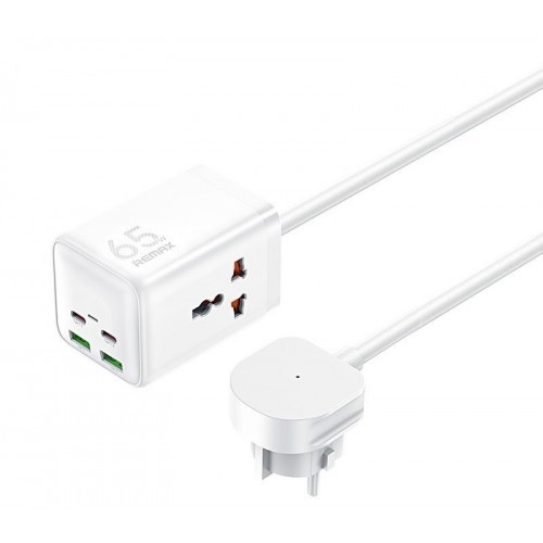 Сетевое зарядное устройство Remax RP-U157 2USB+2USB Type-C белый 65W