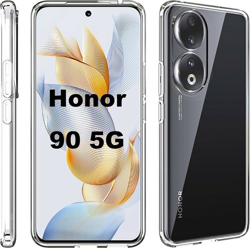 Накладка Huawei Honor 90 прозрачный 1мм силикон