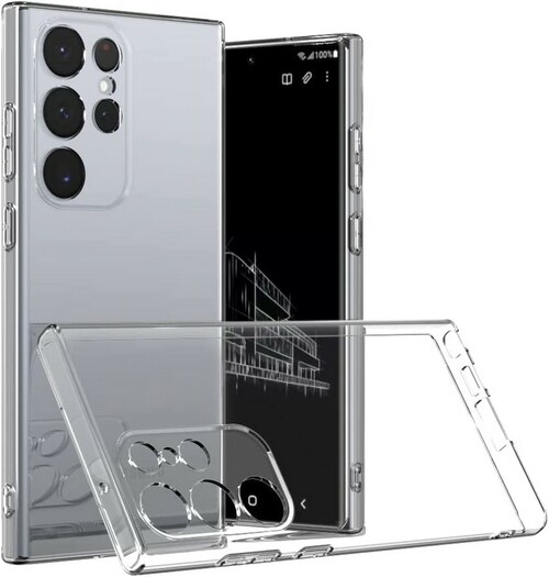 Накладка Samsung S24 Plus прозрачный 1мм силикон