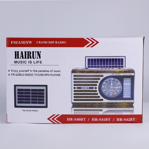 Радиоприемник Hairun HR-42BT аналоговый FM, AM USB/microSD/Bluetooth питание от АКБ, от сети, - 3